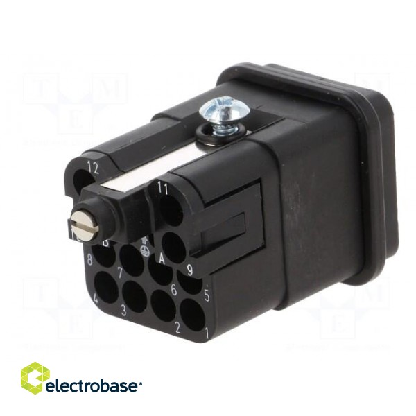 Connector: HDC | male | EPIC H-A | PIN: 13 | 12+PE | size H-A 3 | 10A | 400V image 6