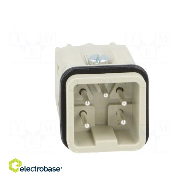 Connector: HDC | male | EPIC H-A | PIN: 5 | 4+PE | size H-A 3 | 23A | 400V фото 9