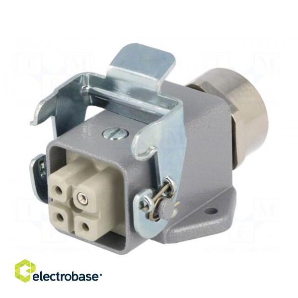Connector: rectangular | plug | female | EPIC KIT | PIN: 4 | 3+PE | M20