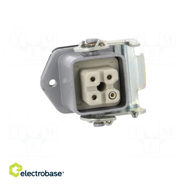 Connector: HDC | plug | female | EPIC KIT | PIN: 4 | 3+PE | size H-A 3 фото 9