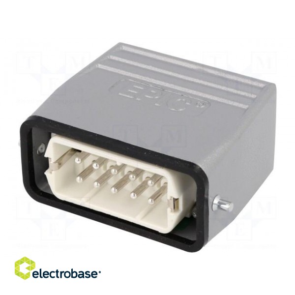 Connector: rectangular | plug | male | EPIC KIT | PIN: 10 | 10+PE | M20 фото 1