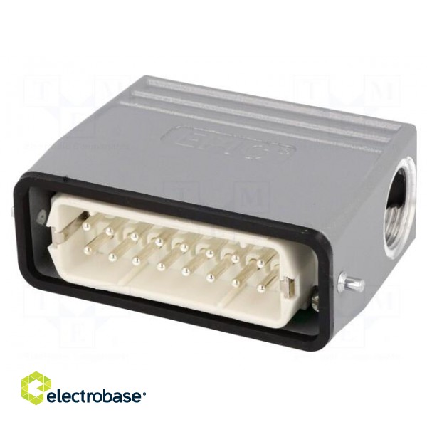 Connector: HDC | plug | male | EPIC KIT | PIN: 16 | 16+PE | size H-A 16 image 1