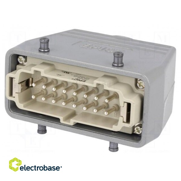 Connector: rectangular | plug | male | EPIC KIT | PIN: 16 | 16+PE | M25 image 1