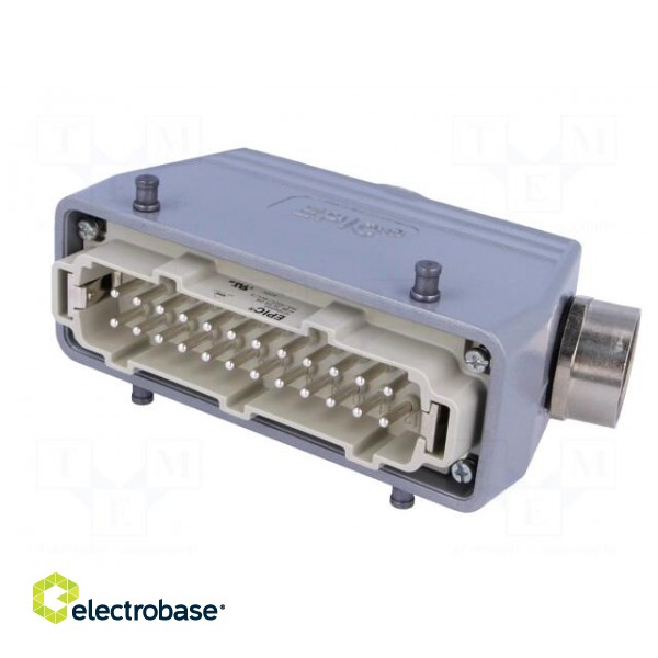 Connector: rectangular | plug | male | EPIC KIT | PIN: 24 | 24+PE | M25 image 2
