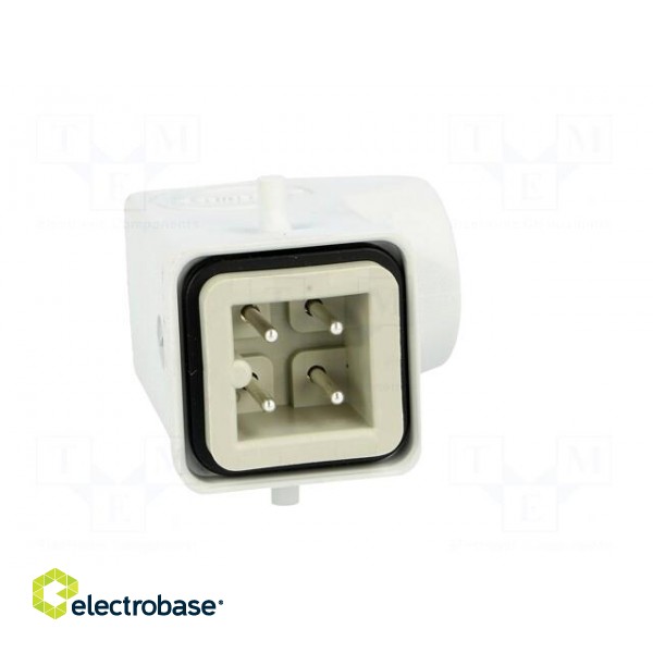 Connector: rectangular | plug | male | EPIC KIT | PIN: 4 | 3+PE | M20 | 23A paveikslėlis 8