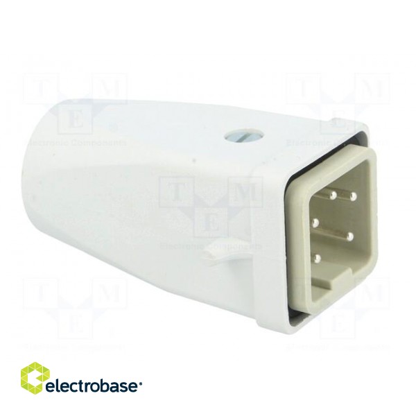 Connector: HDC | plug | male | EPIC KIT | PIN: 5 | 4+PE | size H-A 3 | M20 image 8