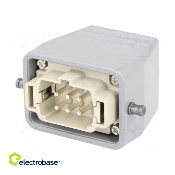 Connector: HDC | plug | male | EPIC KIT | PIN: 6 | 6+PE | size H-B 6 | M20