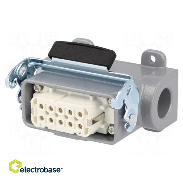 Connector: HDC | socket | female | EPIC KIT | PIN: 10 | 10+PE | M20 | 16A image 1