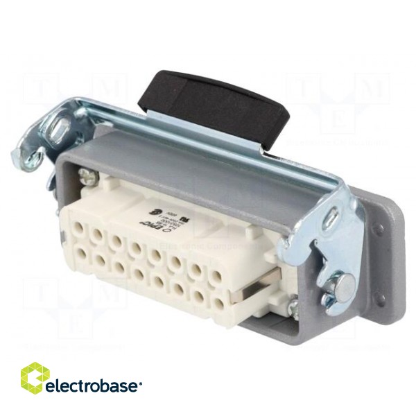 Connector: HDC | socket | female | EPIC KIT | PIN: 16 | 16+PE | 16A | 250V image 1