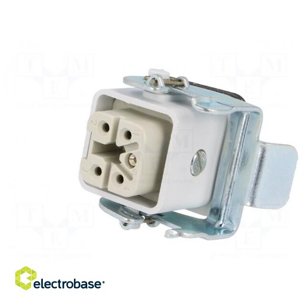Connector: rectangular | socket | female | EPIC KIT | PIN: 5 | 4+PE | 23A paveikslėlis 2