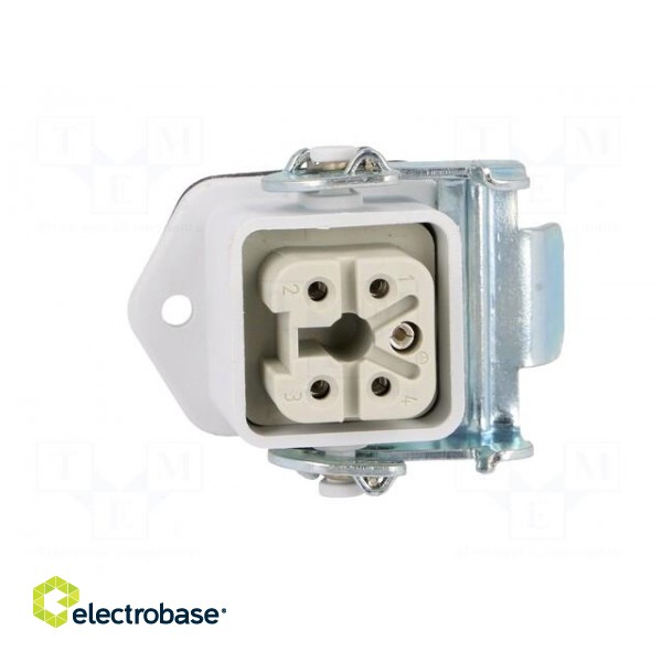 Connector: rectangular | socket | female | EPIC KIT | PIN: 5 | 4+PE | 23A фото 9