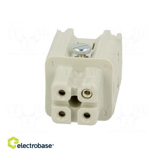 Connector: HDC | female | EPIC H-A | PIN: 4 | 3+PE | size H-A 3 | 23A | 400V image 9