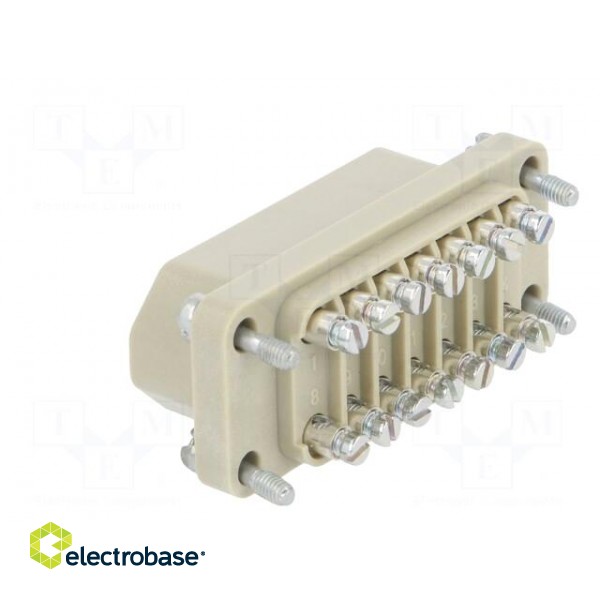 Connector: HDC | female | EPIC STA | PIN: 14 | size H-A 10 | 7.5A | 60V image 4