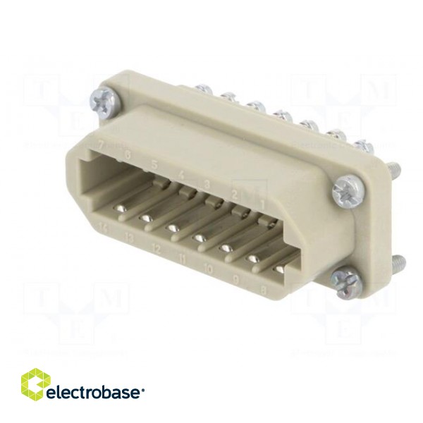 Connector: HDC | female | EPIC STA | PIN: 14 | size H-A 10 | 7.5A | 60V image 2