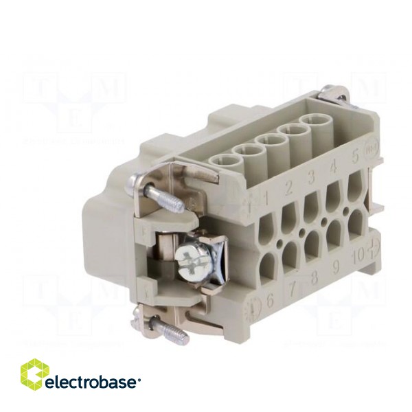 Connector: rectangular | male | EPIC H-BVE | PIN: 5 | 5+PE | size H-B 10 фото 4