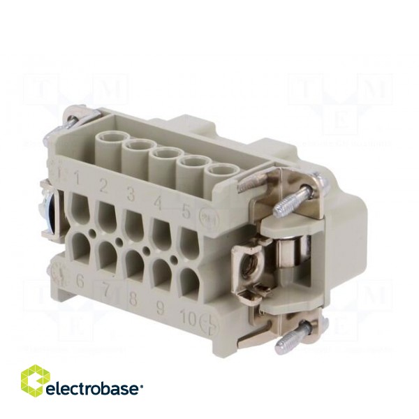 Connector: rectangular | male | EPIC H-BVE | PIN: 5 | 5+PE | size H-B 10 фото 6