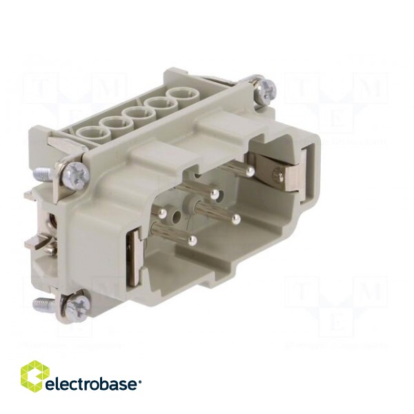 Connector: rectangular | male | EPIC H-BVE | PIN: 5 | 5+PE | size H-B 10 фото 8