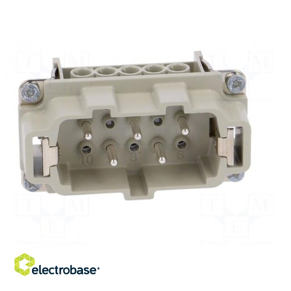 Connector: rectangular | male | EPIC H-BVE | PIN: 5 | 5+PE | size H-B 10 фото 9