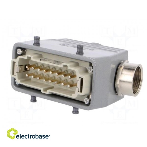 Connector: rectangular | plug | male | EPIC KIT | PIN: 16 | 16+PE | M25 image 2