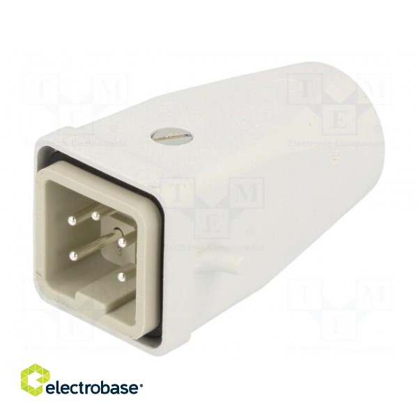 Connector: HDC | plug | male | EPIC KIT | PIN: 5 | 4+PE | size H-A 3 | M20 image 1