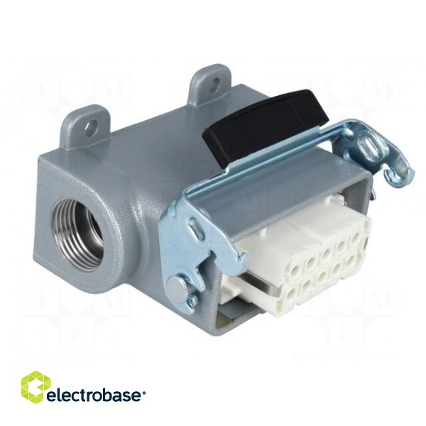Connector: HDC | socket | female | EPIC KIT | PIN: 10 | 10+PE | M20 | 16A paveikslėlis 8