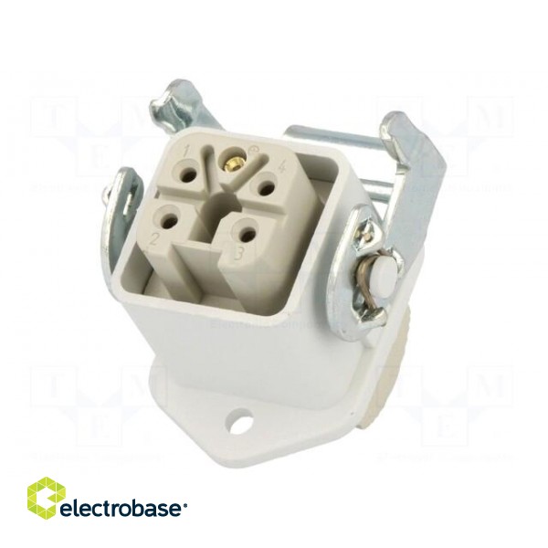 Connector: rectangular | socket | female | EPIC KIT | PIN: 5 | 4+PE | 23A paveikslėlis 1