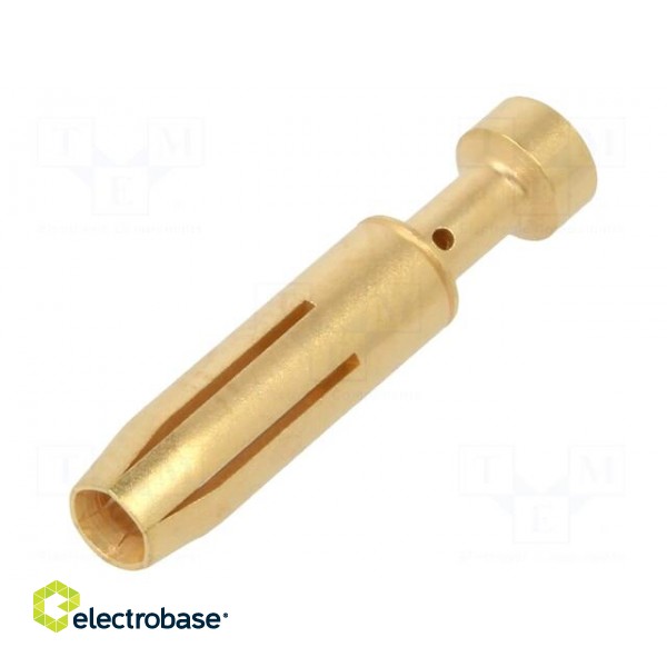 Contact | female | gold-plated | 0.75÷1mm2 | EPIC H-BE 2.5 | crimped