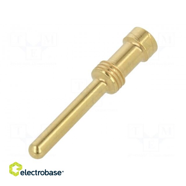 Contact | male | gold-plated | 2.5mm2 | EPIC H-BE 2.5 | crimped