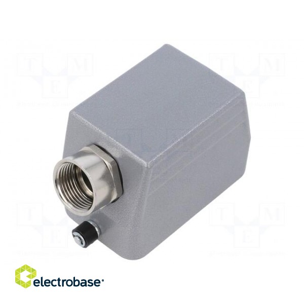 Enclosure: for HDC connectors | EPIC H-B | size H-B 10 | M20 | angled image 1
