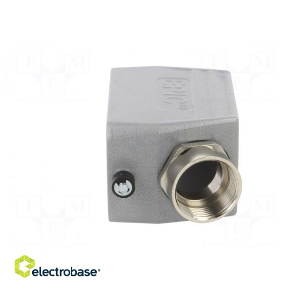 Enclosure: for HDC connectors | EPIC H-B | size H-B 10 | M25 | angled image 3