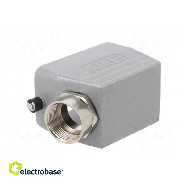 Enclosure: for HDC connectors | EPIC H-B | size H-B 10 | M25 | angled image 4