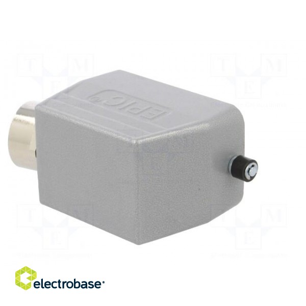 Enclosure: for HDC connectors | EPIC H-B | size H-B 10 | M25 | angled image 6