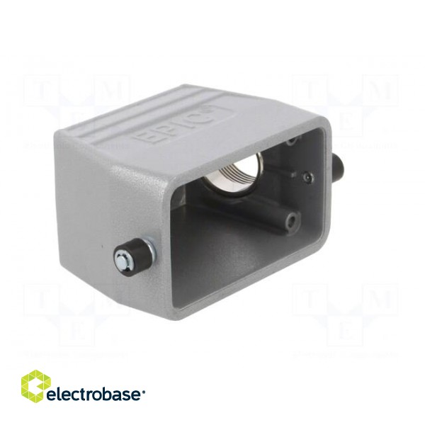 Enclosure: for HDC connectors | EPIC H-B | size H-B 10 | M25 | angled image 8