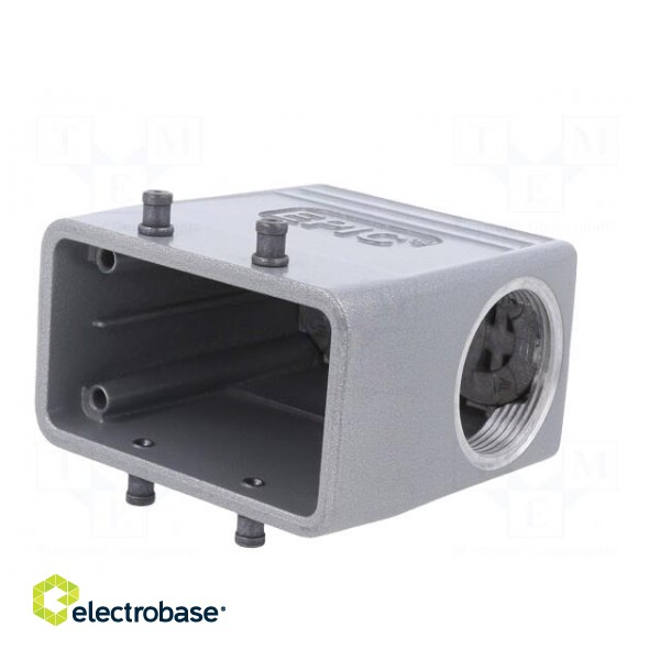 Enclosure: for HDC connectors | EPIC H-B | size H-B 10 | M32 | angled image 2