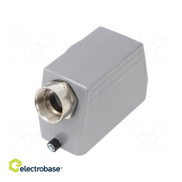 Enclosure: for HDC connectors | EPIC H-B | size H-B 16 | M25 | angled image 1