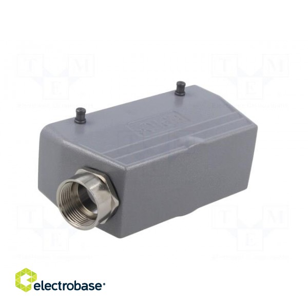 Enclosure: for HDC connectors | EPIC H-B | size H-B 24 | M25 | angled фото 4