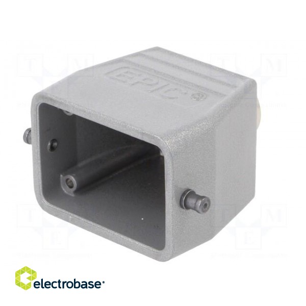 Enclosure: for HDC connectors | EPIC H-B | size H-B 6 | with flange image 2