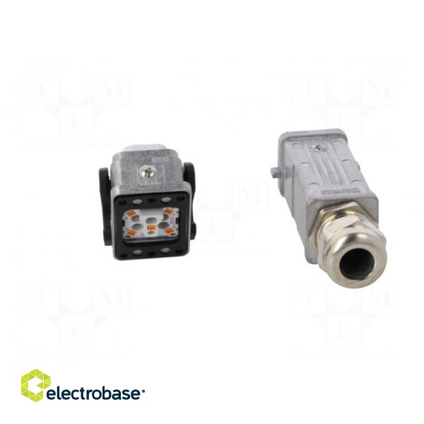 Connector: HDC | male + female | 230V | 10A | PIN: 5 | Layout: 4+PE | M20 image 5