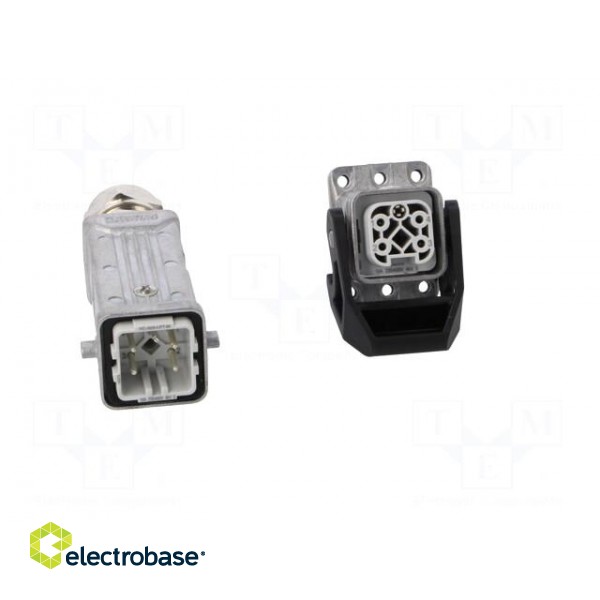 Connector: HDC | male + female | 230V | 10A | PIN: 5 | Layout: 4+PE | M20 image 9