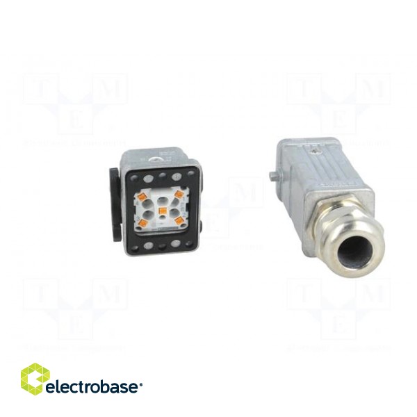 Connector: HDC | male + female | 230V | 10A | PIN: 5 | Layout: 4+PE | M20 image 5
