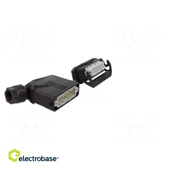 Connector: HDC | male + female | Pitch: 66x16mm | 250V | 16A | PIN: 16 image 8