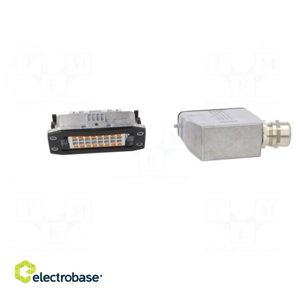 Connector: HDC | male + female | 250V | 16A | PIN: 16 | Layout: 16+PE image 5