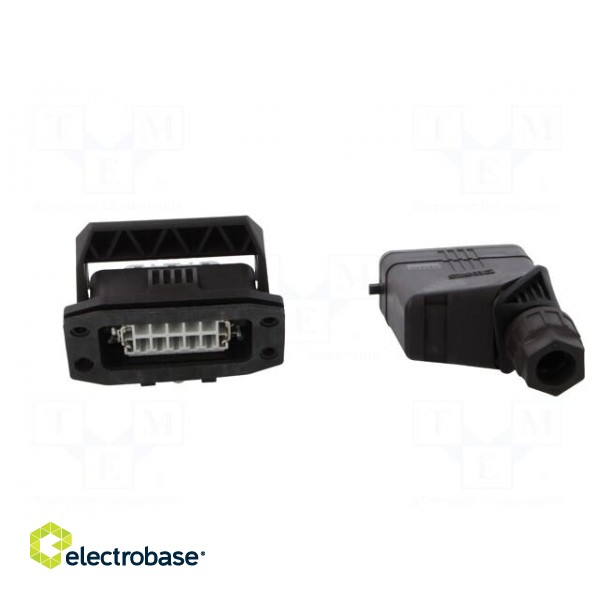 Connector: HDC | male + female | Pitch: 49,5x16mm | 250V | 20A | PIN: 10 image 5