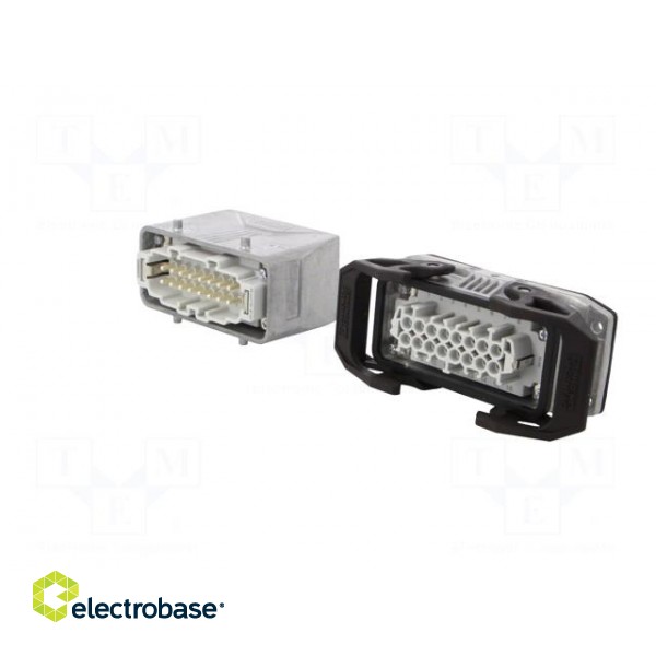Connector: HDC | male + female | Pitch: 77,5x27mm | 500V | 16A | PIN: 16 image 5
