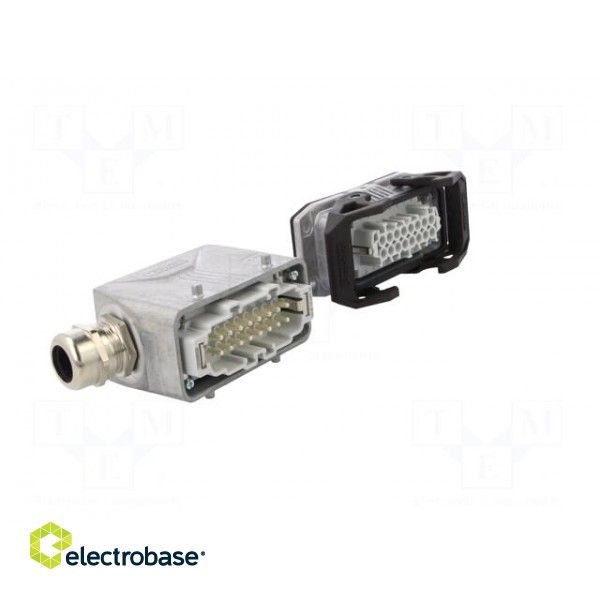 Connector: HDC | male + female | Pitch: 77,5x27mm | 500V | 16A | PIN: 16 фото 8