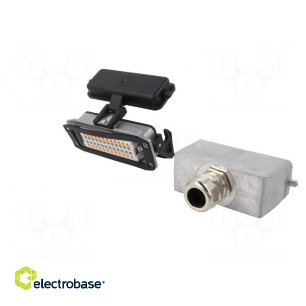 Connector: HDC | male + female | Pitch: 104x27mm | 500V | 16A | PIN: 24 image 6