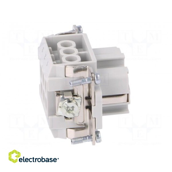 Connector: HDC | female | 500V | 16A | PIN: 6 | Layout: 6+PE | 0.5÷2.5mm2 image 7
