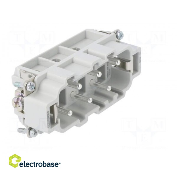 Connector: rectangular | male | Pitch: 77,5x27mm | 400V | 41A | PIN: 6 image 8