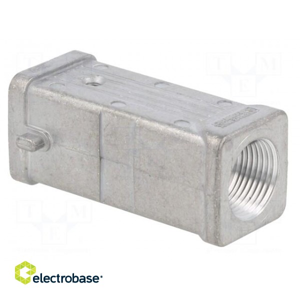 Enclosure: for HDC connectors | straight | for cable | PG11 | size A3 фото 4