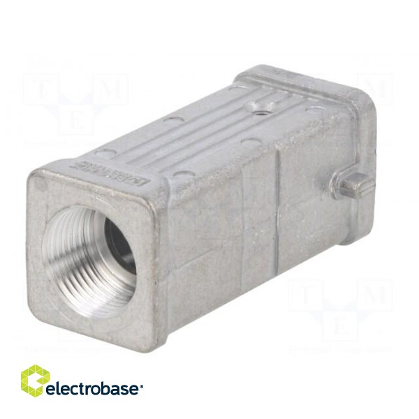 Enclosure: for HDC connectors | straight | for cable | PG11 | size A3 фото 6